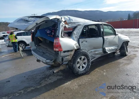 2004 Toyota 4Runner Sr5 Sport V6 из США, поврежденный, VIN JTEBU14R440045374